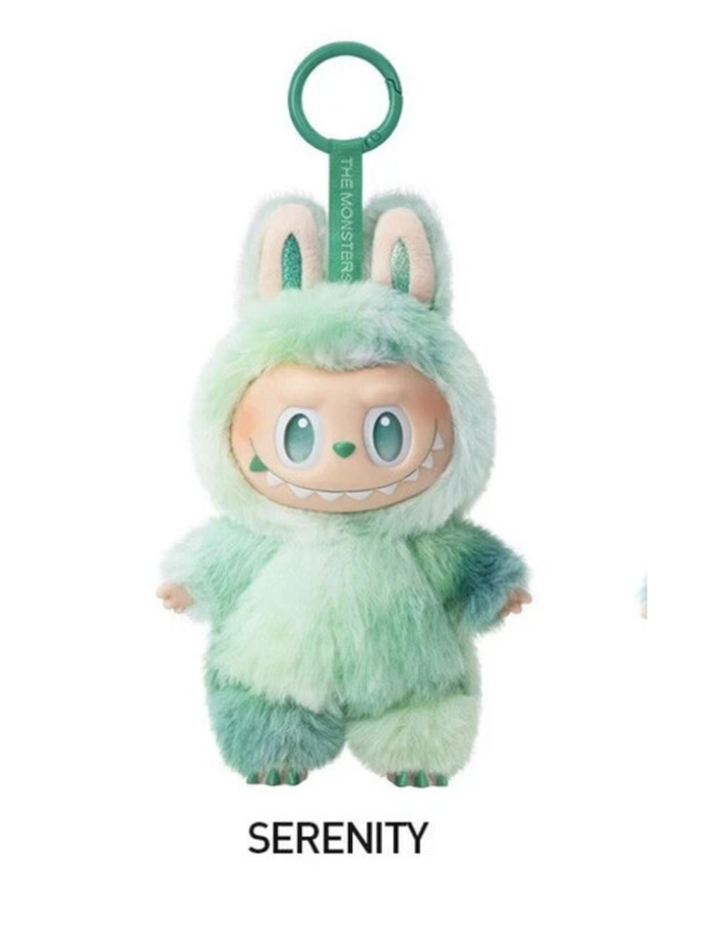 POP MART LABUBU THE MONSTERS BIG INTO ENERGY SERIES VINYL PLUSH PENDANT SERENITY